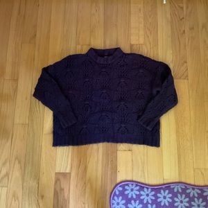 Aerie Navy Blue Knit Sweater